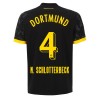 Fußball Trikot Borussia Dortmund N. Schlotterbeck 4 Auswärts 2023-24